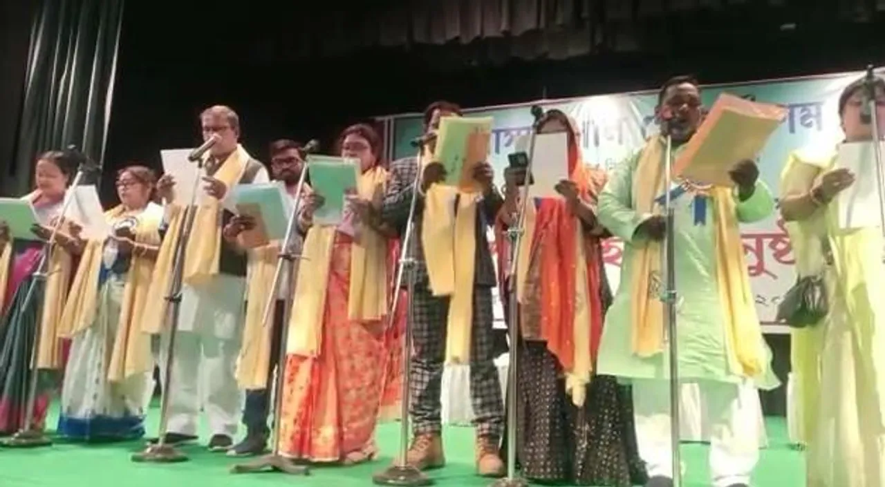 আসানসোল পুরসভার মেয়র ও চেয়ারম্যান পদের শপথ গ্রহণ অনুষ্ঠান