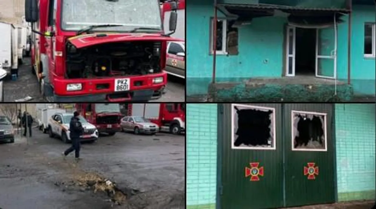 ফের খেরসনের ফায়ার স্টেশনে গোলাবর্ষণ রাশিয়ার