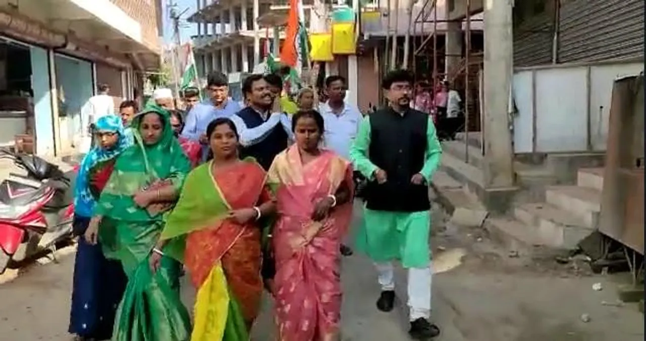 তৃণমূল কংগ্রেস প্রার্থী লিপিকা সাহার সমর্থনে প্রচারে পার্থ প্রতিম রায়