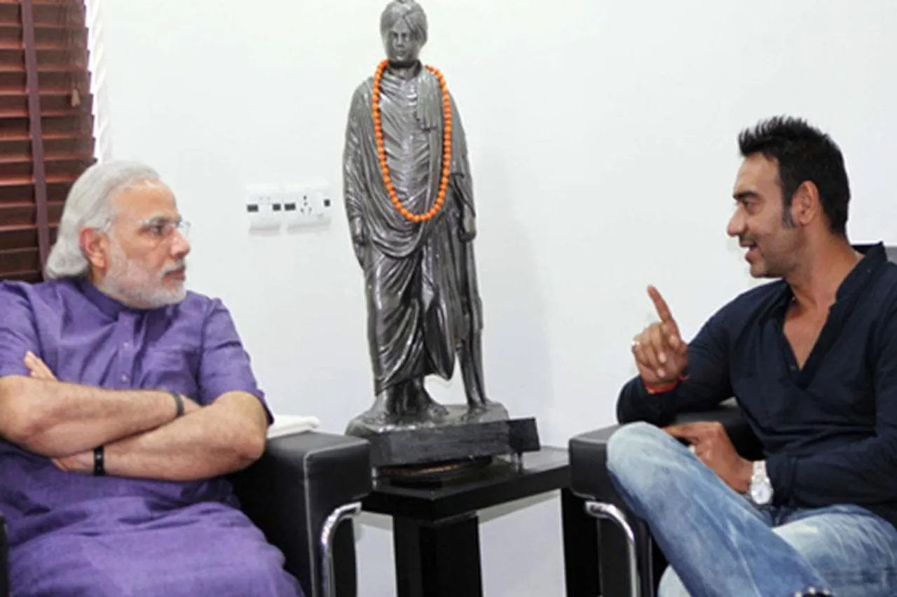 অজয় দেবগনকে বিজেপির মুখপাত্র বলে কটাক্ষ প্রাক্তন মুখ্যমন্ত্রীর