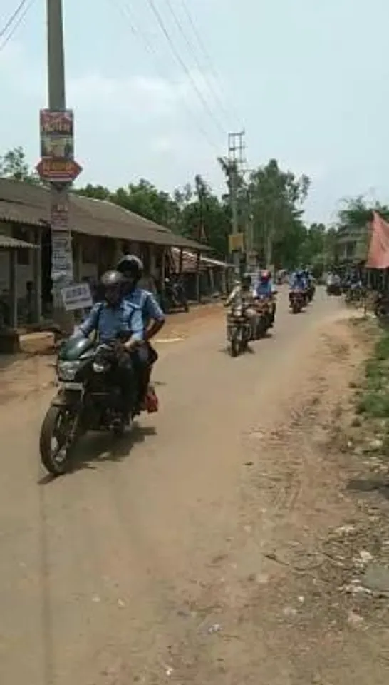 সেফ ড্রাইভ সেভ লাইফ কর্মসূচি পিংলায়