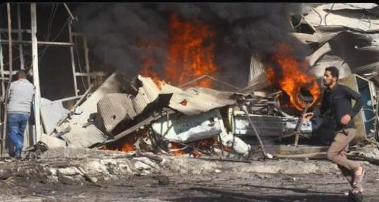 সিরিয়ার বাজারে ভয়াবহ রকেট হামলা, শিশুসহ নিহত ১৫