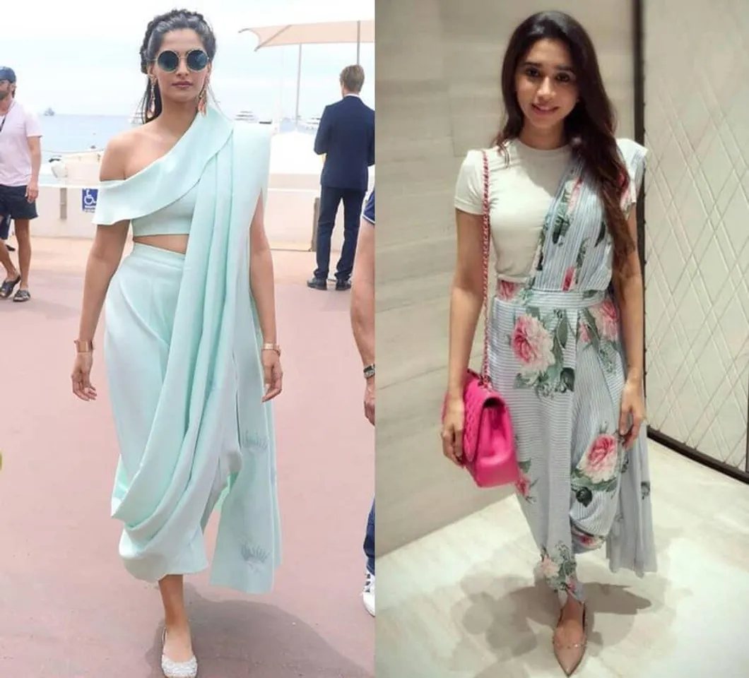 এইভাবে শাড়ি ট্রাই করে দেখতেই পারেন !