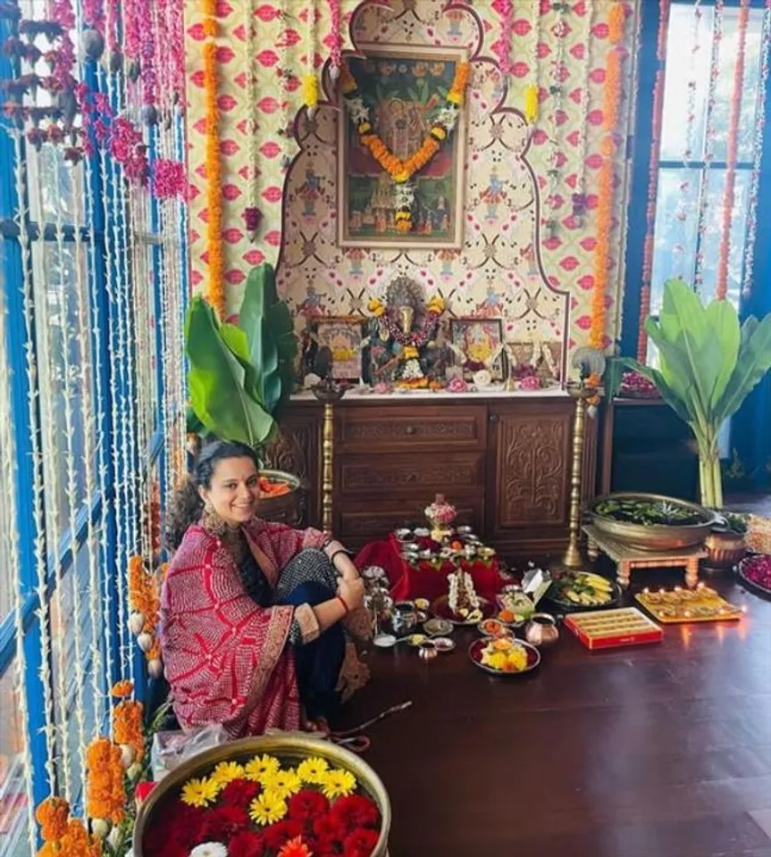 পরিবারের সঙ্গে দীপাবলি উদযাপনের আভাস দিলেন কঙ্গনা রানাওয়াত