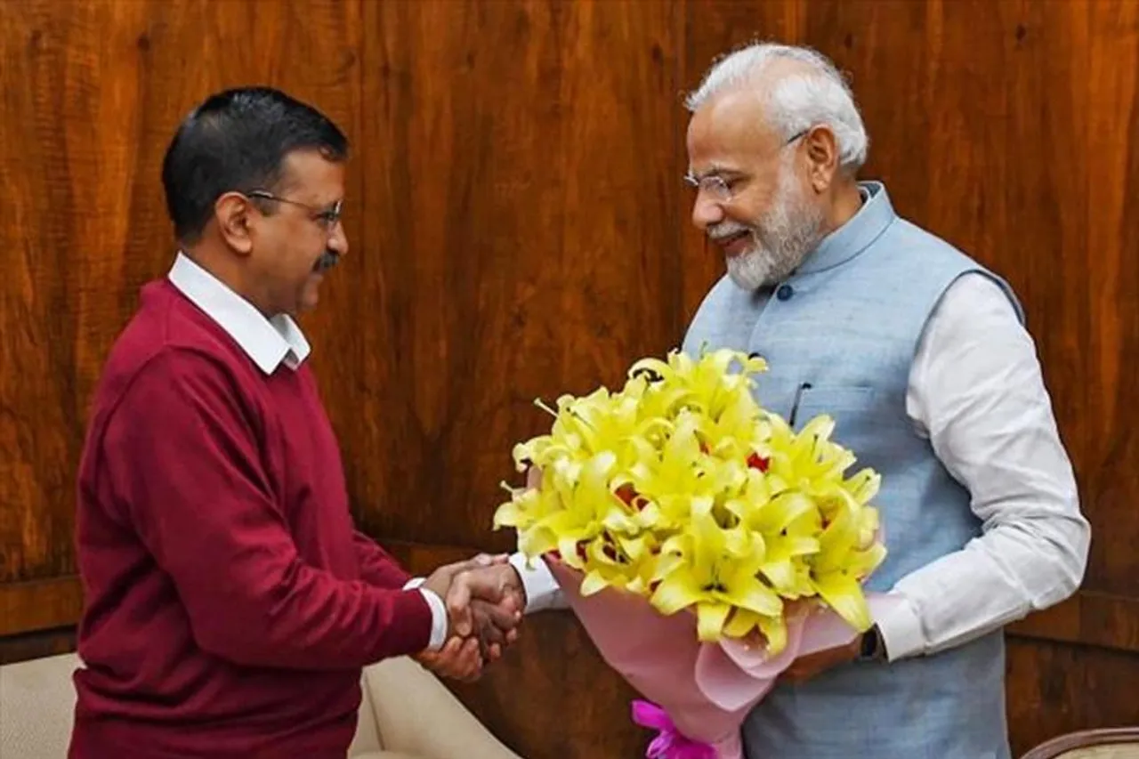 দিল্লির ভালোর জন্য প্রধানমন্ত্রীর আশীর্বাদ চাইলেন কেজরিওয়াল