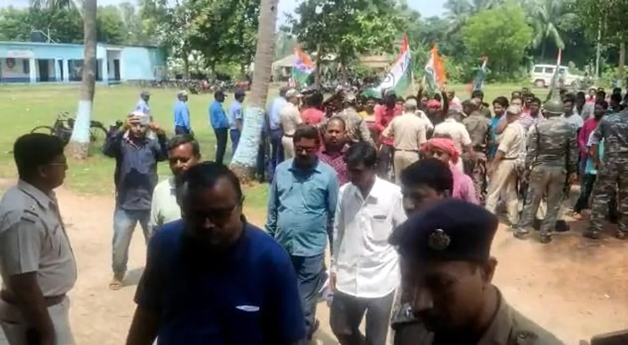 বিজেপি পরিচালিত গ্রাম পঞ্চায়েতের দুর্নীতির বিরুদ্ধে ডেপুটেশন কর্মসূচি তৃণমূলের