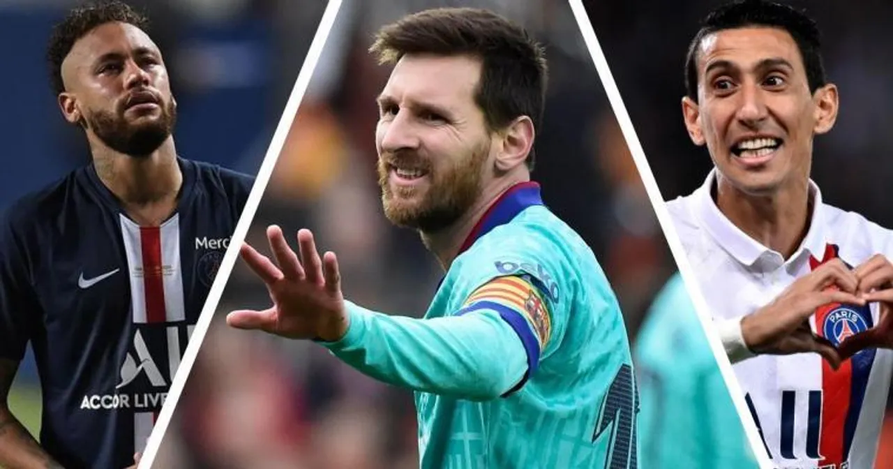 একসঙ্গে অনুশীলন করছেন মেসি-নেইমার-দি মারিয়া, দেখুন ভিডিও