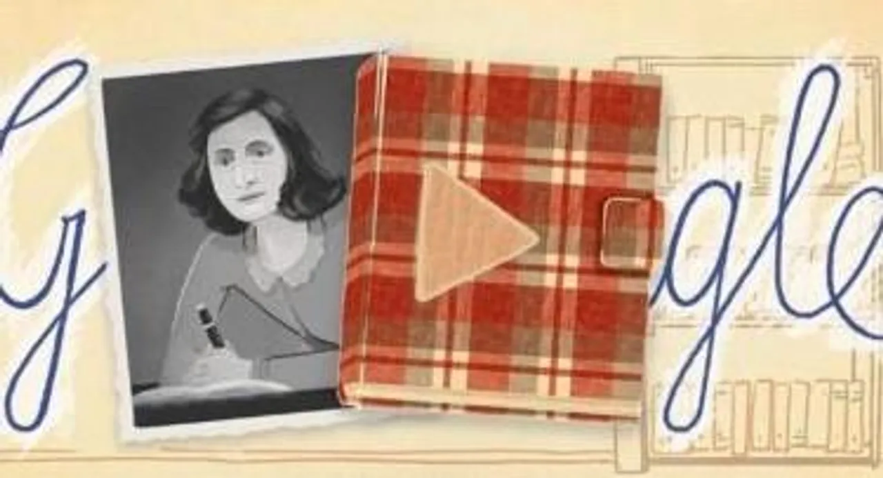 জার্মান হলোকাস্টের শিকার আনা ফ্রাঙ্ক কে শ্রদ্ধার্ঘ্য গুগল ডুডলের