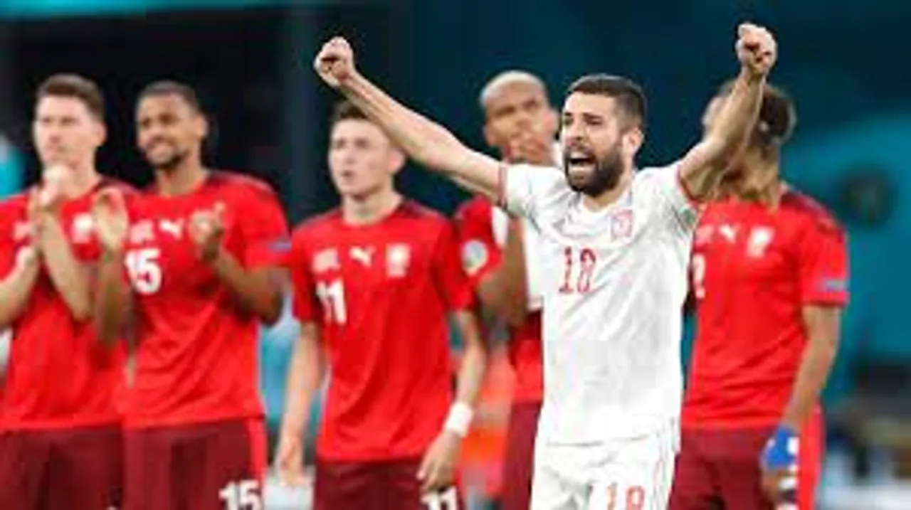 সুইজারল্যান্ড ১ (১)-(৩) ১ স্পেন