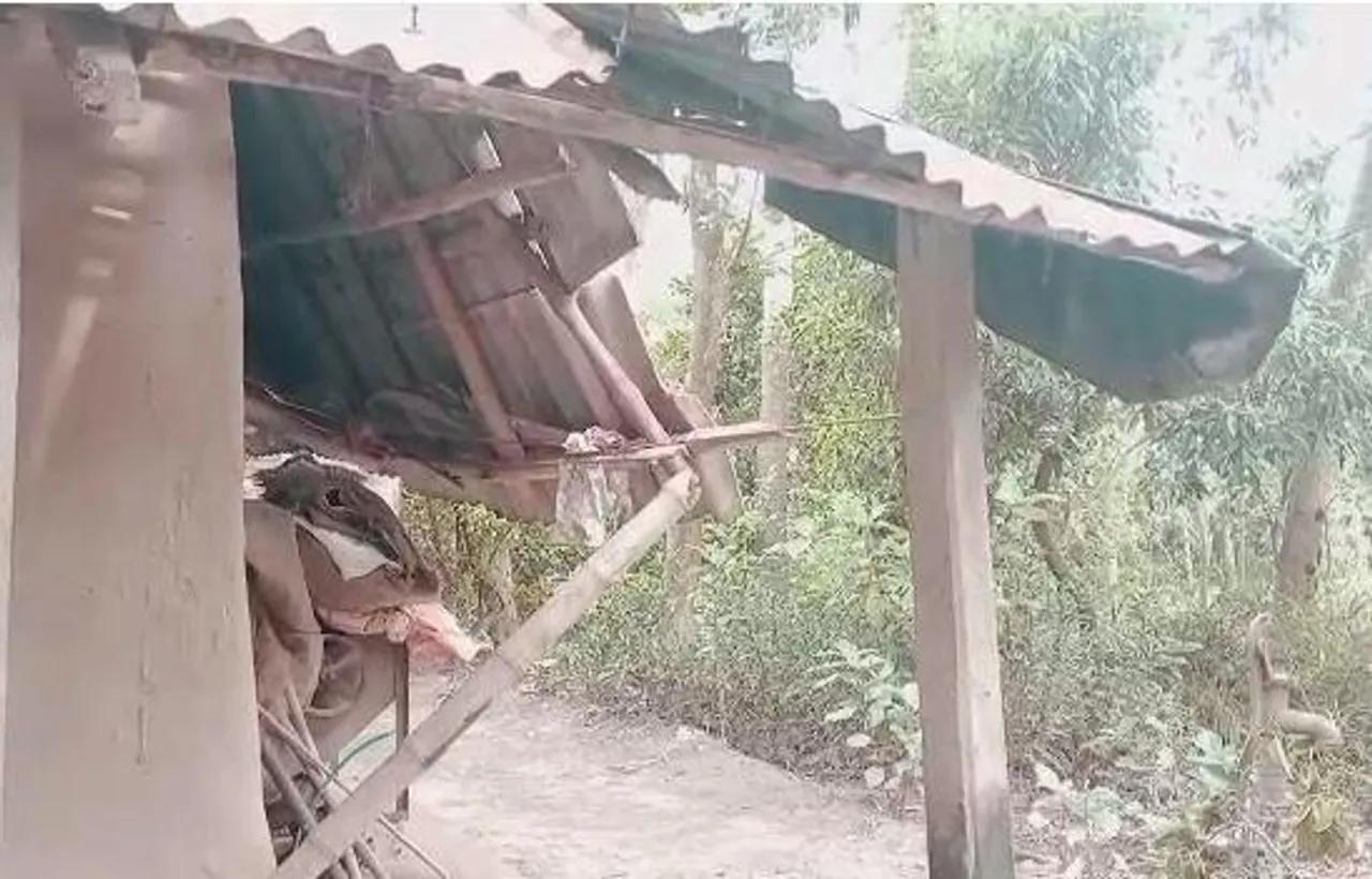 মাঝরাতে ডেবরা ও পিংলায়  ফের কালবৈশাখীর দাপট