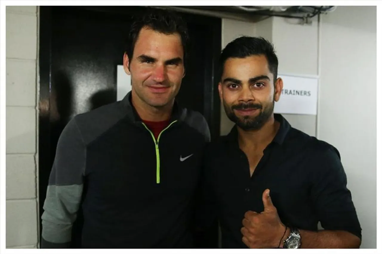 রজার ফেডেরারকে নিয়ে ভিডিও আপলোড কোহলির