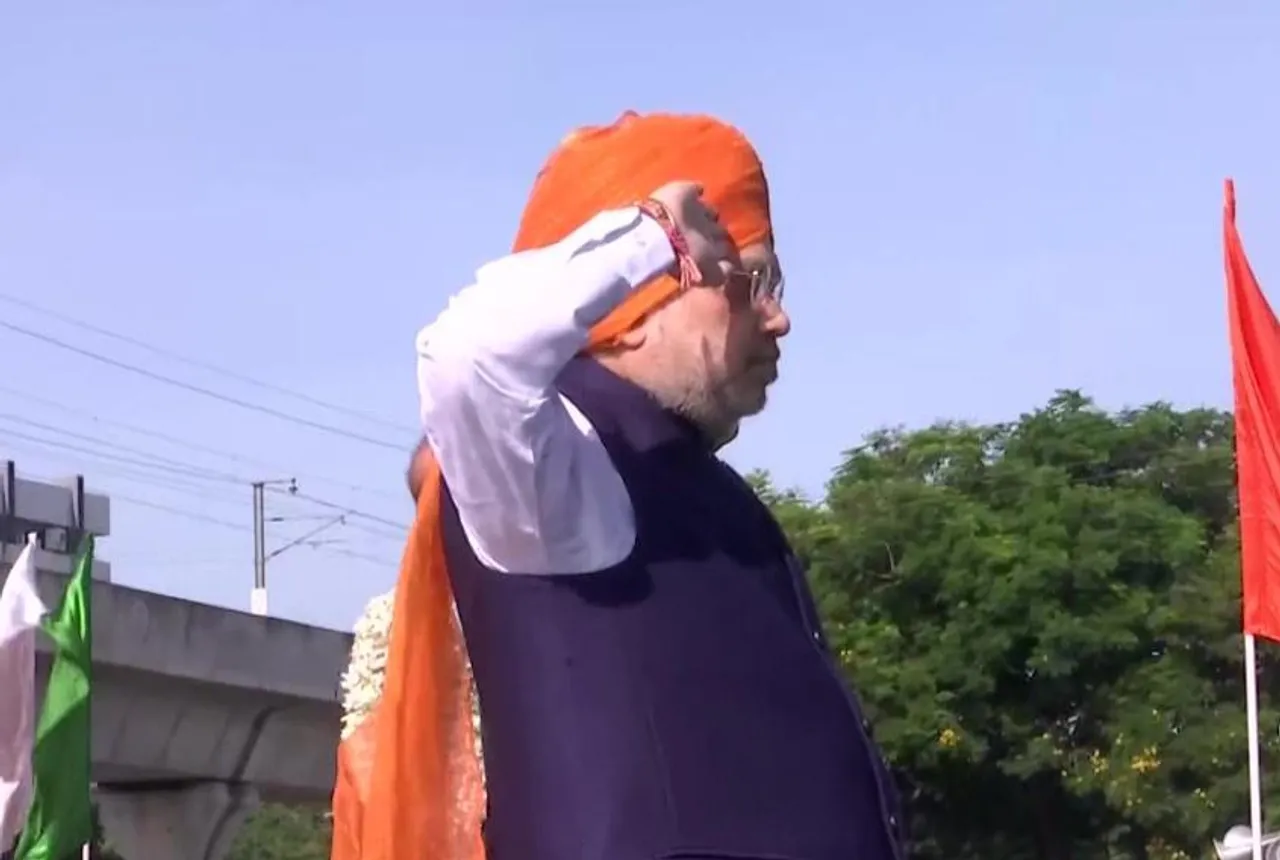 তেলঙ্গানা স্বাধীনতা দিবসে অংশ নিলেন কেন্দ্রীয় স্বরাষ্ট্রমন্ত্রী অমিত শাহ