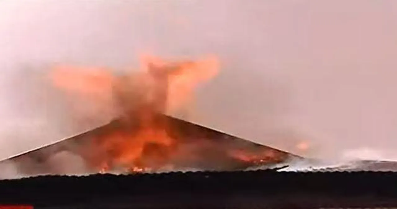 নিমতলা ঘাটে ভয়াবহ আগুন