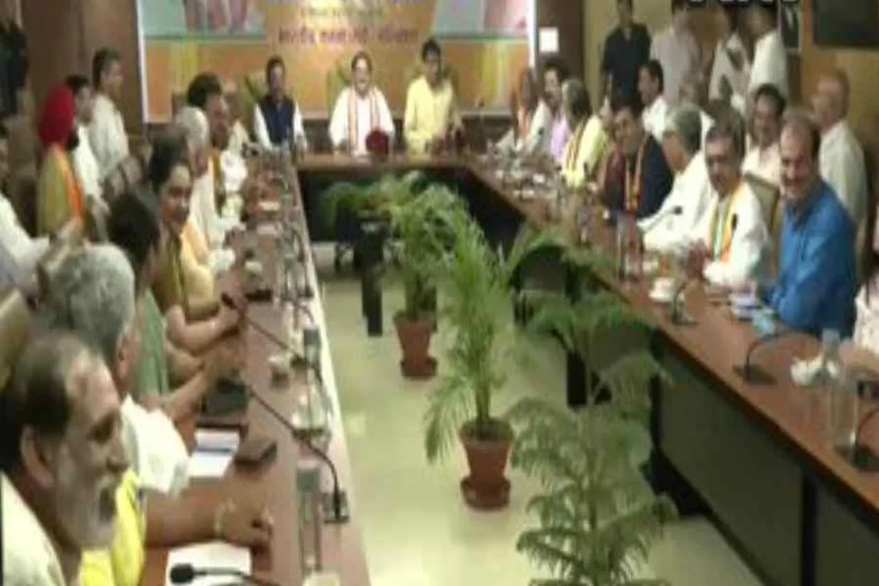 হরিয়ানার জেলা সভাপতিদের সঙ্গে বৈঠক করলেন জেপি নাড্ডা