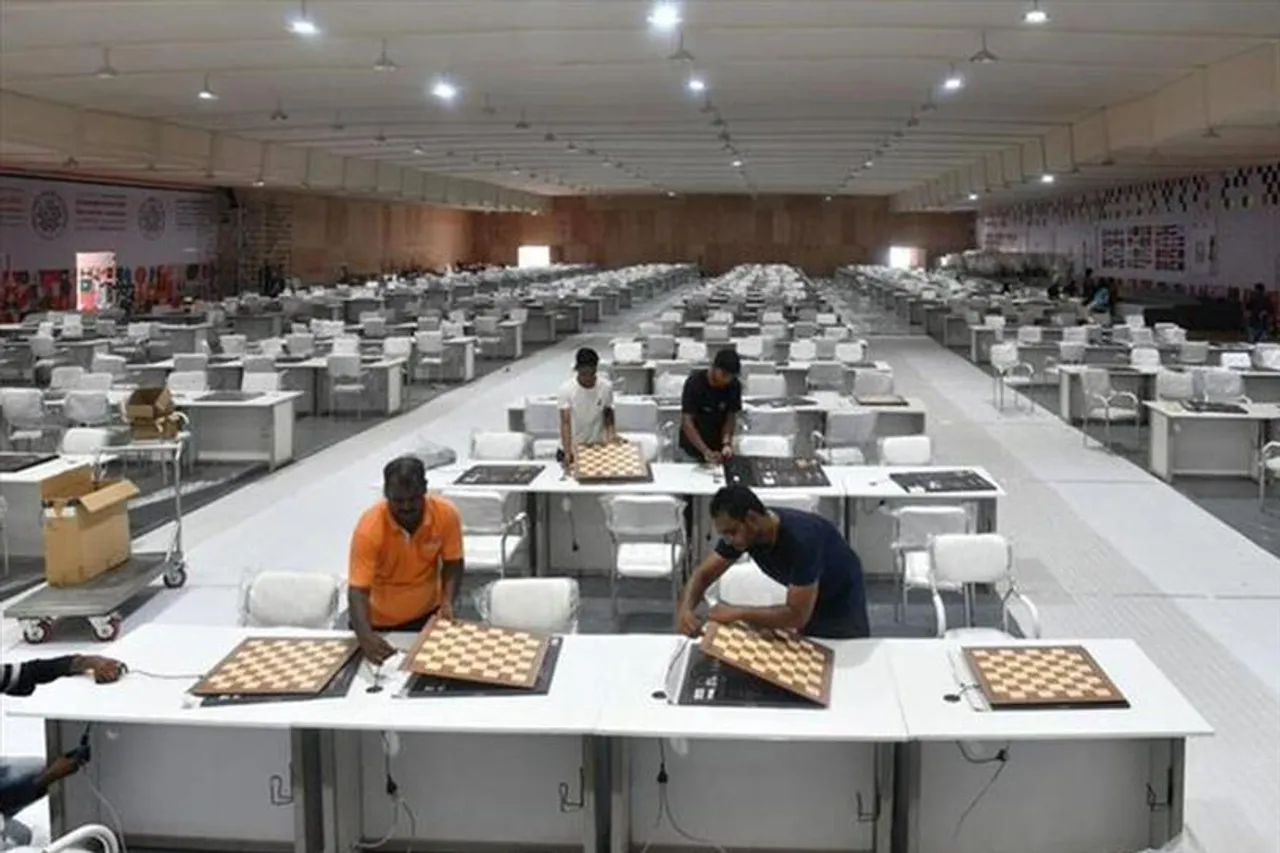 Chess Olympiad 2022: সেজে উঠছে খেলা-ঘর