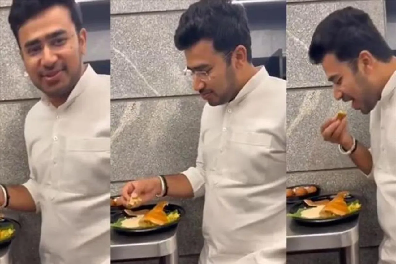 ভাইরাল ভিডিওর পাল্টা তেজস্বী সূর্যকে ধোসা পাঠালো কংগ্রেস