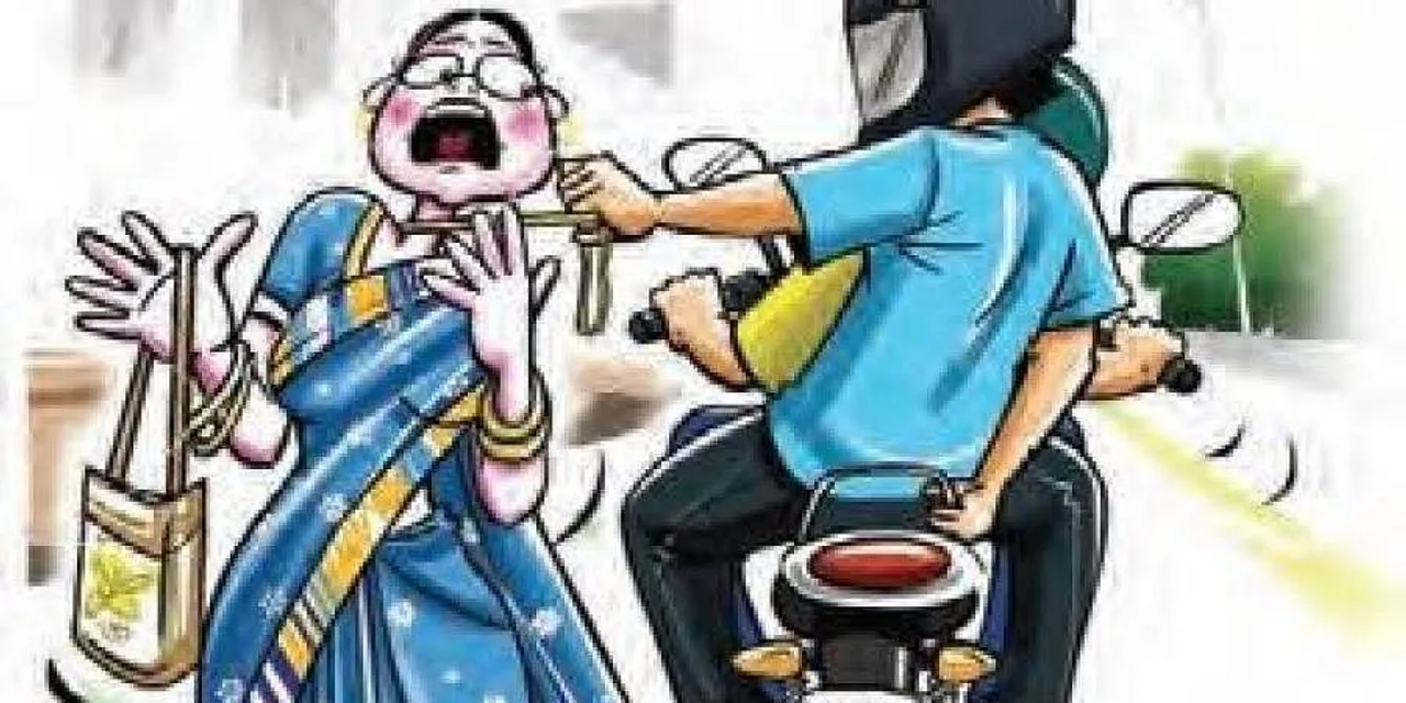 মহিলার কাছ থেকে সোনার গহনা ছিনতাই করে চম্পট দিল দুষ্কৃতীরা