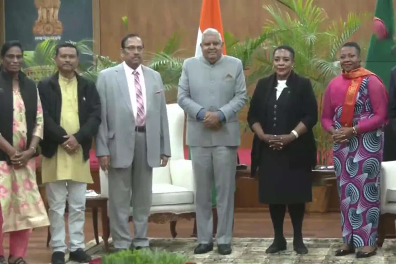 জগদীপ ধনখরের সঙ্গে দেখা করল জাম্বিয়ান সংসদীয় প্রতিনিধিদল