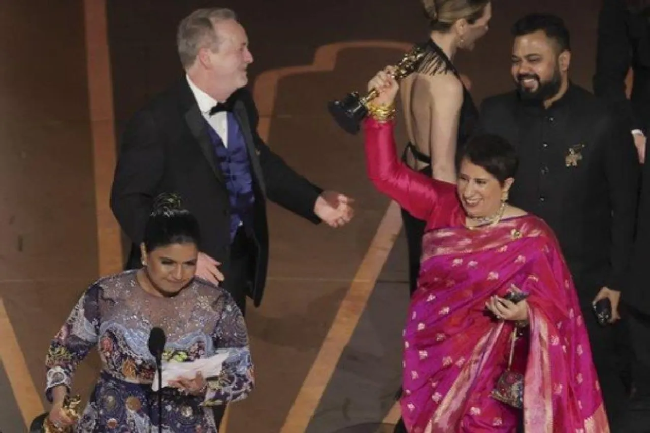 অস্কার প্রাপ্তি: কি বার্তা দিলেন 'দ্য এলিফ্যান্ট হুইস্পারার্স' এর প্রযোজক