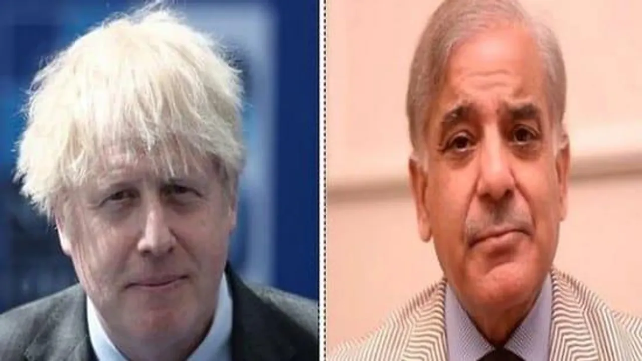 শেহবাজ শরিফ এবং বরিস জনসন এর মধ্যে কথোপকথন