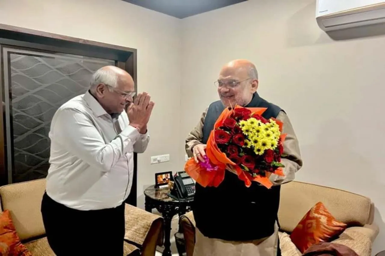 অমিত শাহের সঙ্গে সাক্ষাৎ ভূপেন্দ্র প্যাটেলের