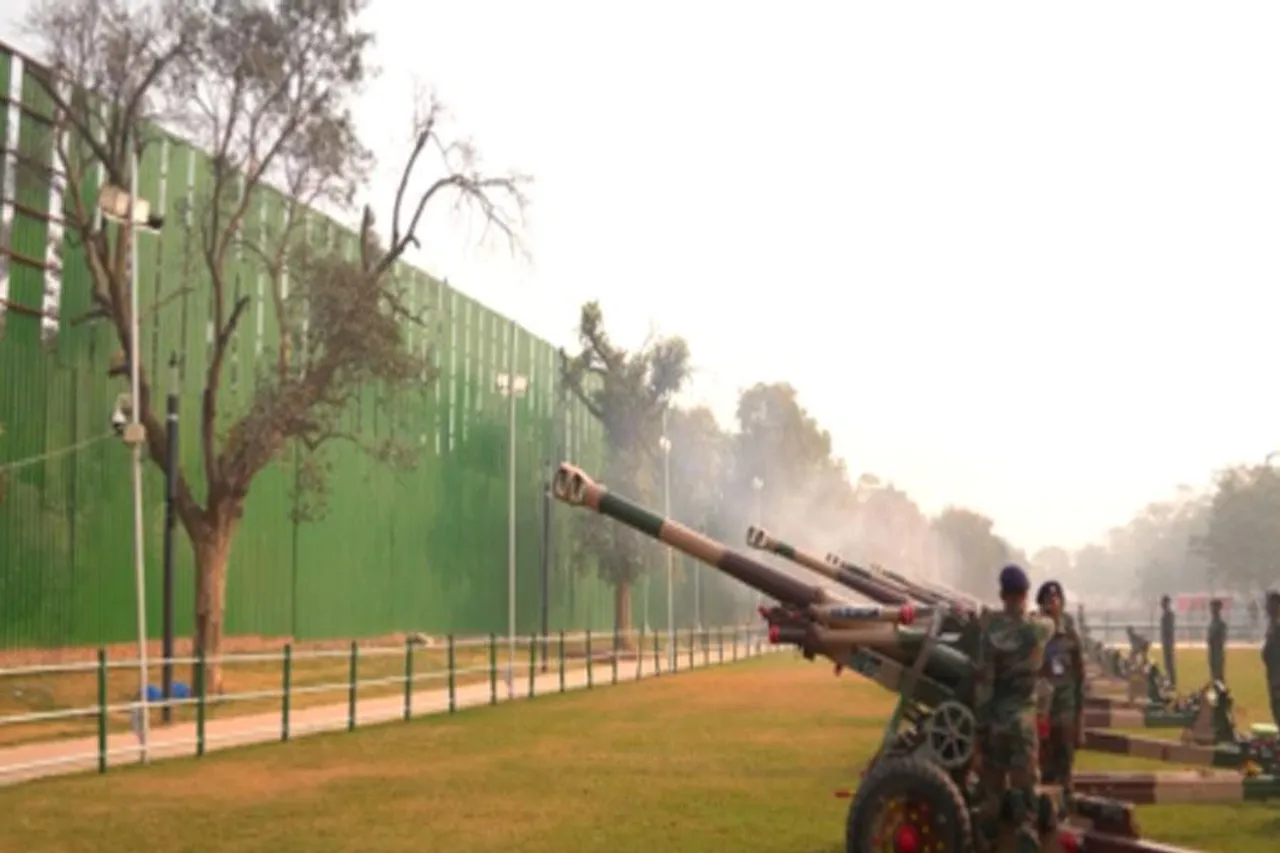 প্রজাতন্ত্র দিবসে ২১টি গান স্যালুটের জন্য বিশেষ বন্দুকের ব্যবহার