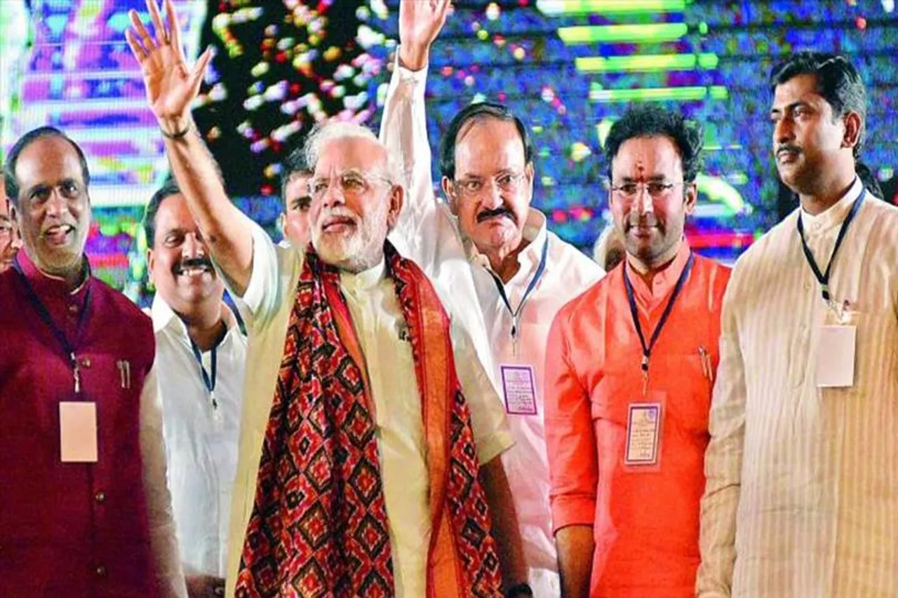 তেলঙ্গানায় পদ্মফুল ফুটতে পারে বলে আশাবাদী প্রধানমন্ত্রী