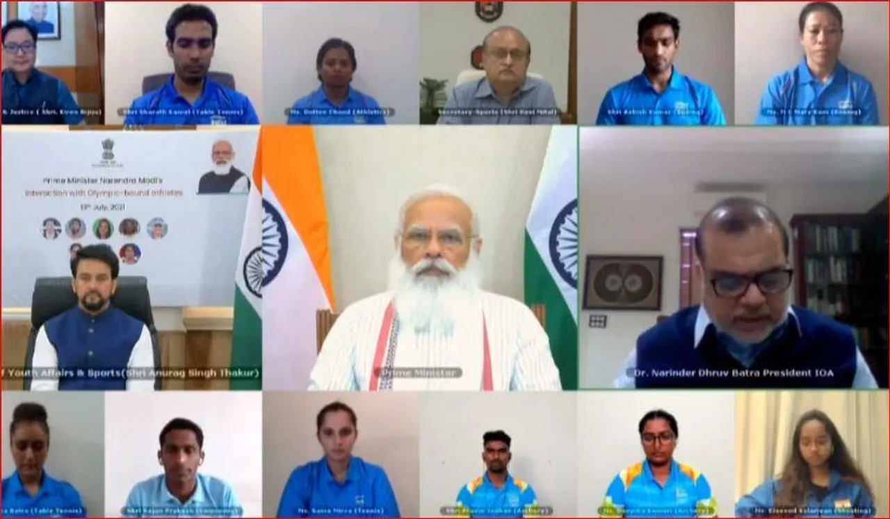 টোকিও অলিম্পিকের আগে ভারতীয় অ্যাথলিটদের ভূয়সী প্রশংসা প্রধানমন্ত্রীর