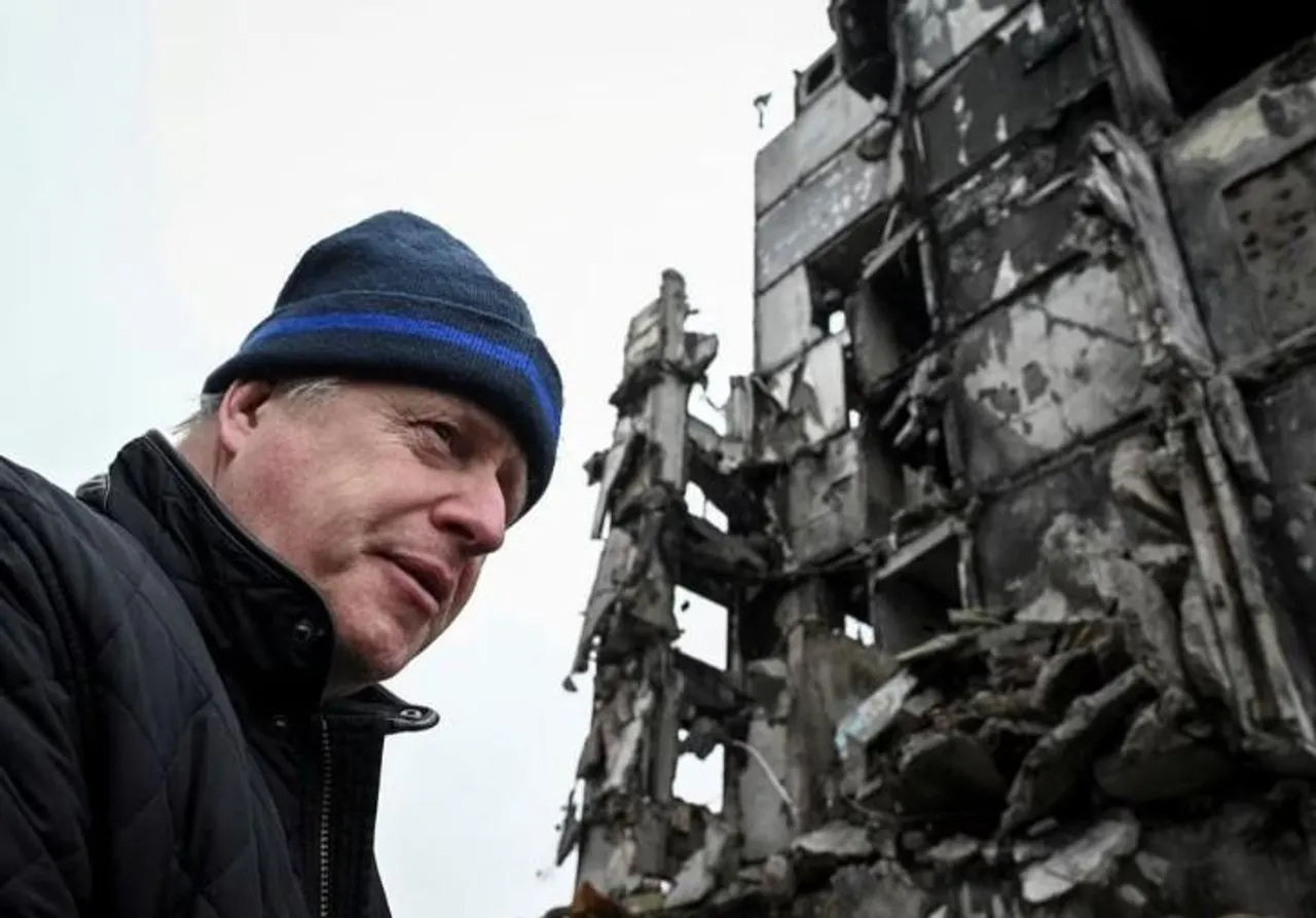 বরিস জনসন মার্কিন রিপাবলিকানদের সঙ্গে বৈঠক করেছেন, ইউক্রেনের সহায়তা জোরদার করেছেন