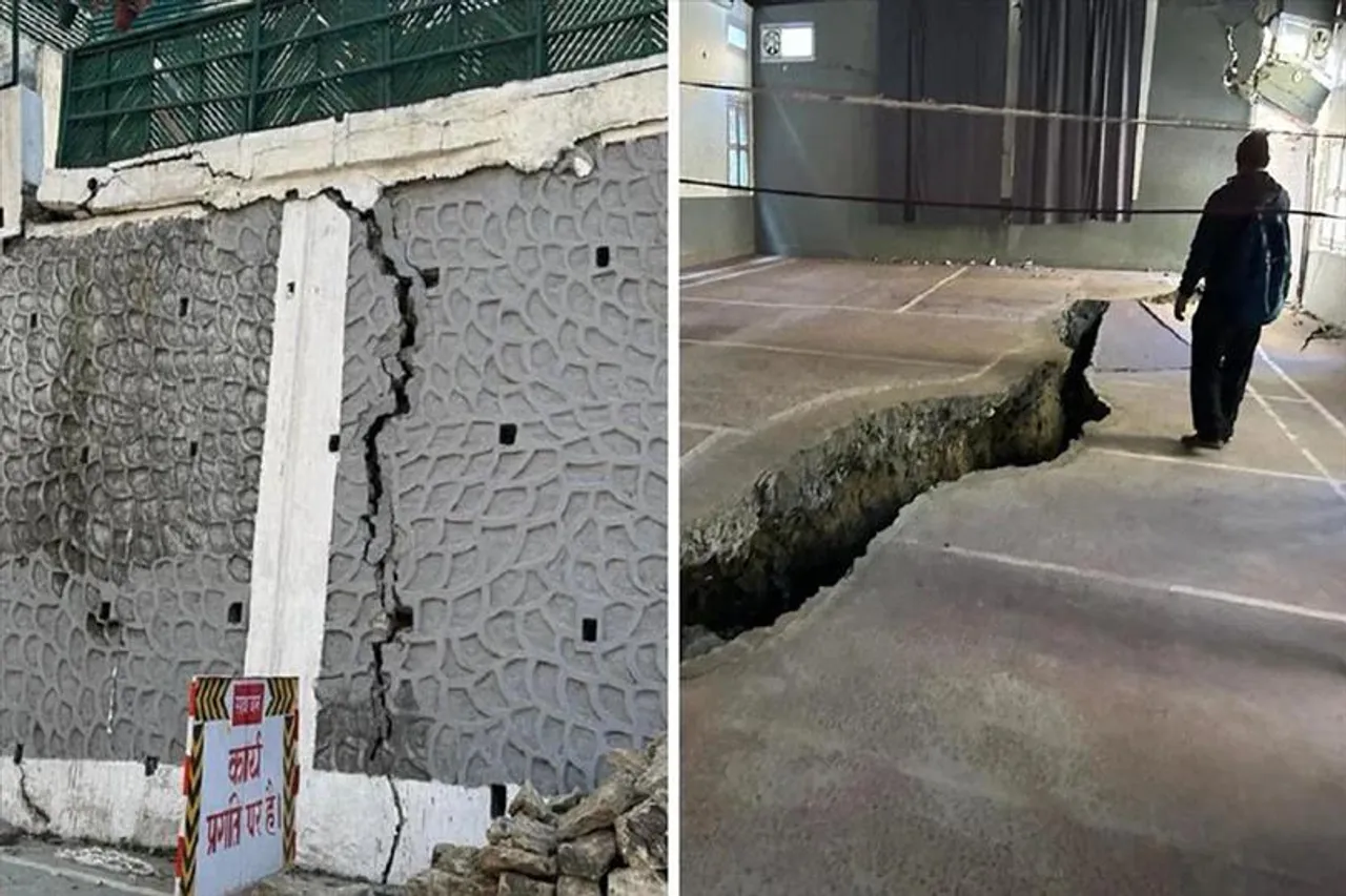 যোশীমঠে গৃহহীনদের আর্থিক ক্ষতিপূরণের ঘোষণা