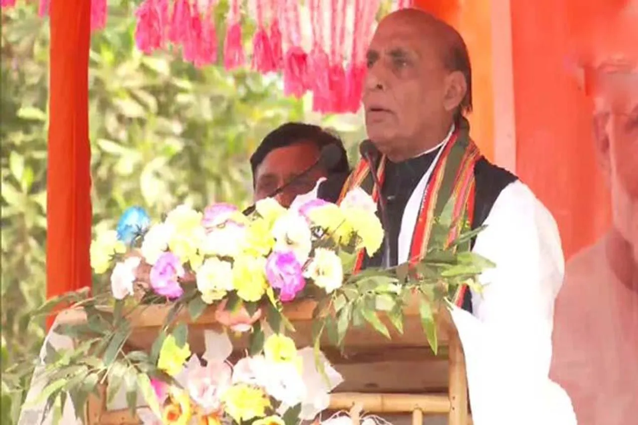 সীমান্ত পেরিয়ে কেউ ভারতে প্রবেশ করতে পারবে না, ত্রিপুরায় মন্তব্য রাজনাথের
