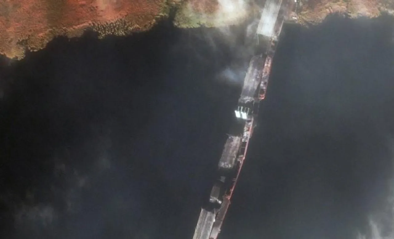 খেরসনে ২৪ ঘণ্টায় ৭ গুরুত্বপূর্ণ সেতু ধ্বংস