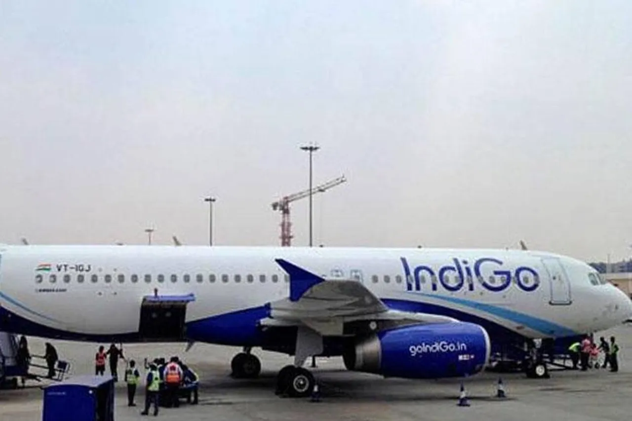 ইন্ডিগো বিমানের চাকা আটকে বিপত্তি