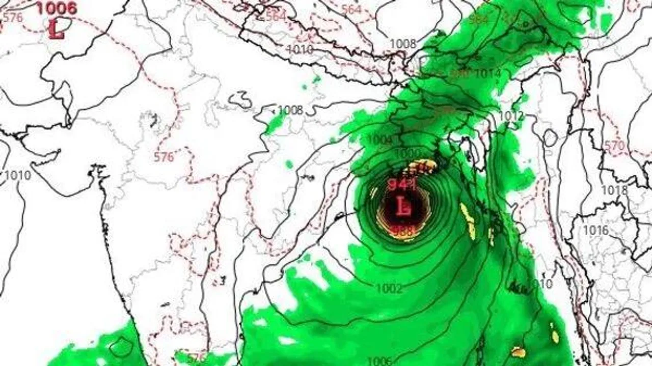 পশ্চিমবঙ্গে আঘাত হানতে পারে ঘূর্ণিঝড় ʼসিত্রাংʼ