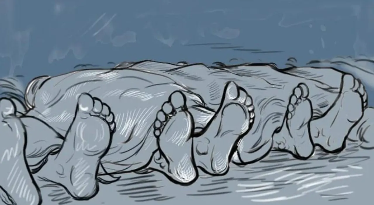 ফ্ল্যাটের মধ্যে দমবন্ধ হয়ে মৃত্যু মা ও চার সন্তানের