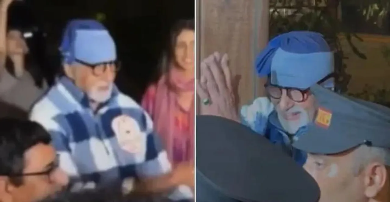 মধ্যরাতে জলসার বাইরে ভক্তদের চমকে দিলেন অমিতাভ বচ্চন দেখুন