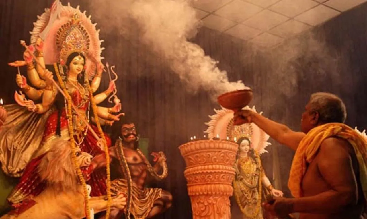 ভারতের মতো দুর্গাপূজা পালিত হয় নেপালেও