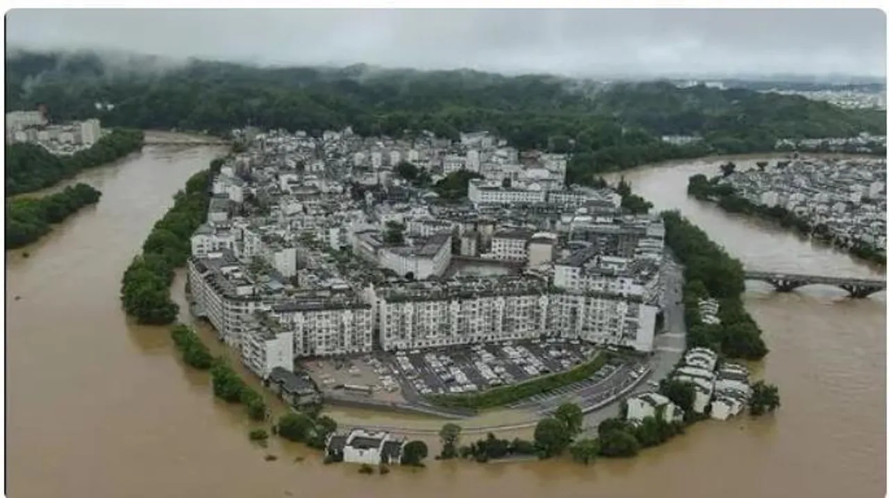 দক্ষিণ চীনে বৃষ্টিপাতের ফলে ৫০ জনের বেশি নিহত