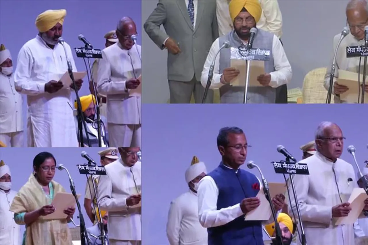 শপথ গ্রহণের অনুষ্ঠান শুরু পাঞ্জাবে