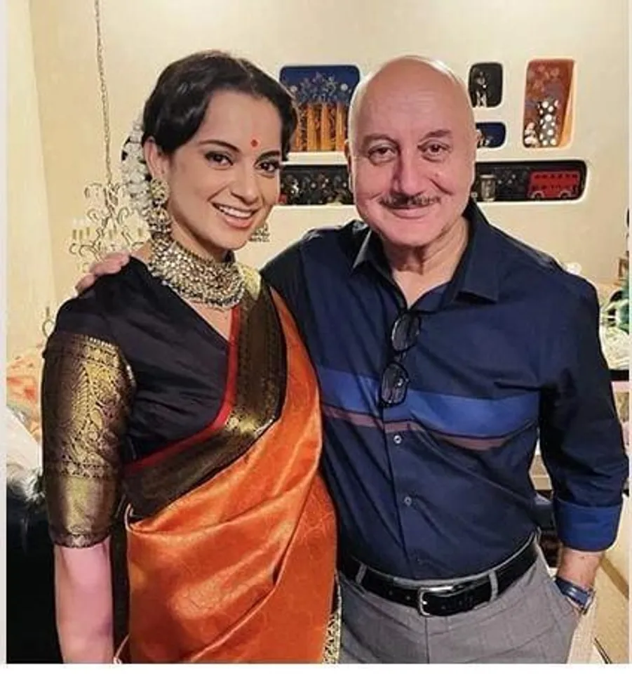 অনুপম খেরের কাছ থেকে বিশেষ ট্রিট উপভোগ করলেন কঙ্গনা রানাওয়াত