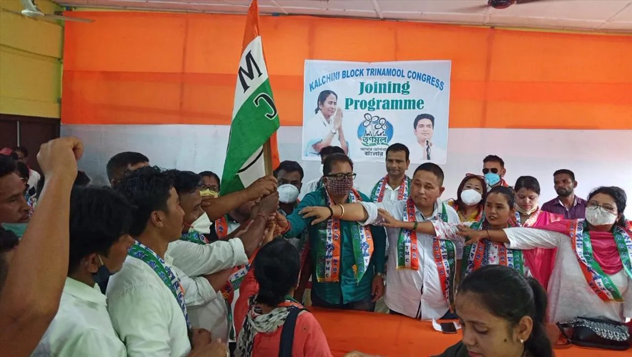 আলিপুরদুয়ারে বিজেপি থেকে তৃণমূলে যোগদান