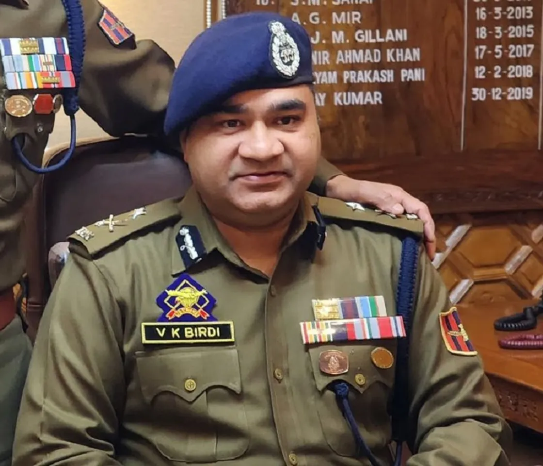 IGP Kashmir VK Birdi 