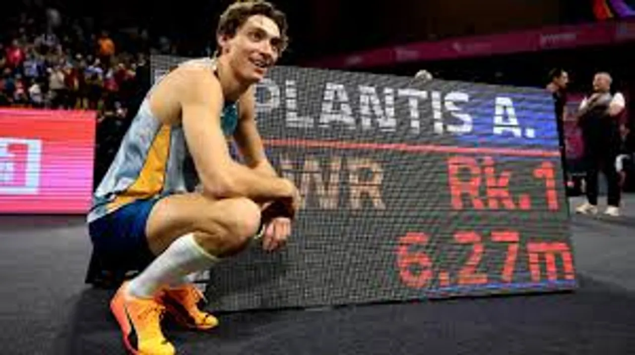 World record holder Armand Duplantis 