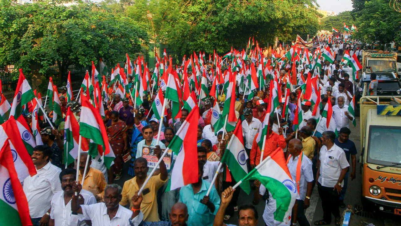 BJP Holds Tiranga Yatra in Chandigarh, Rajya Sabha MP Highlights Nationwide Unity Against Terrorism