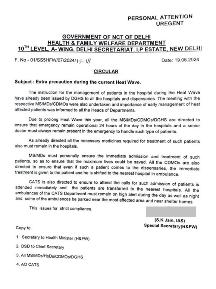 Delhi government's Health Department