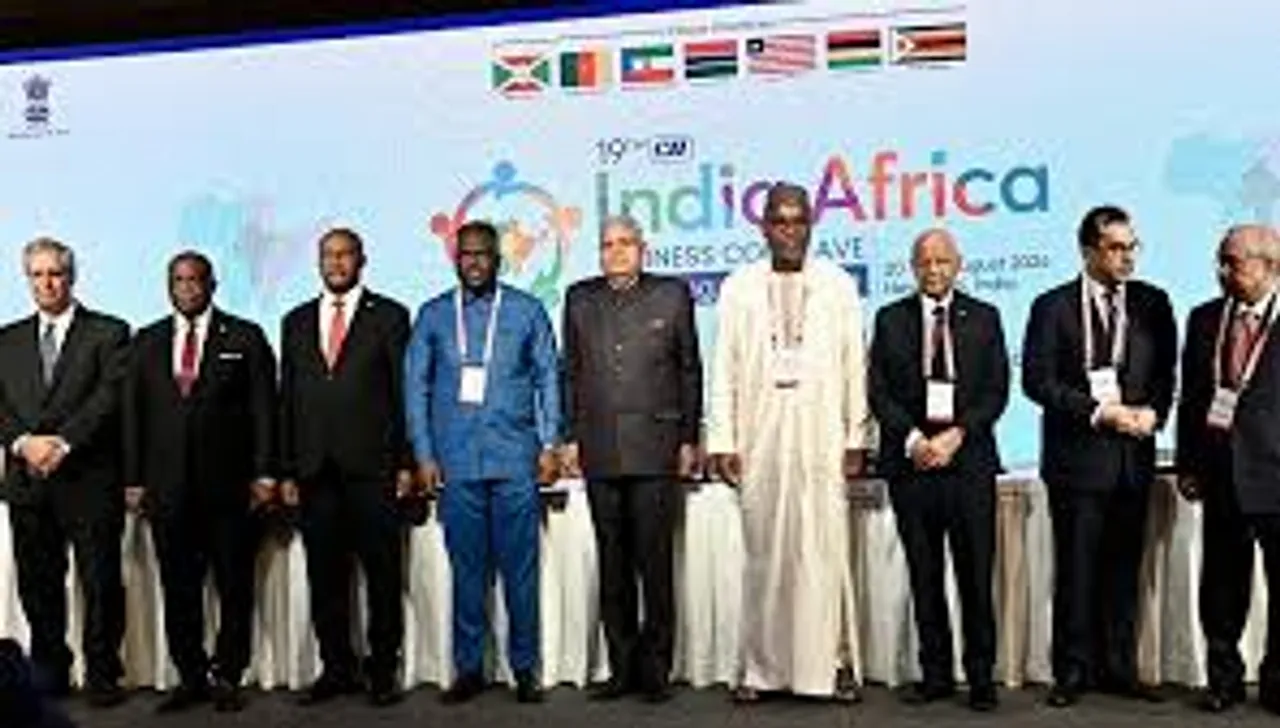 Jagdeep Dhankhar Meets African Counterparts at CII India-Africa Business Conclave