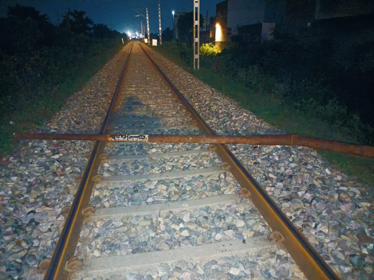 Iron Pole from Track