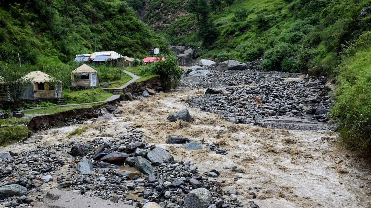 Cloudburst in Himachal Pradesh