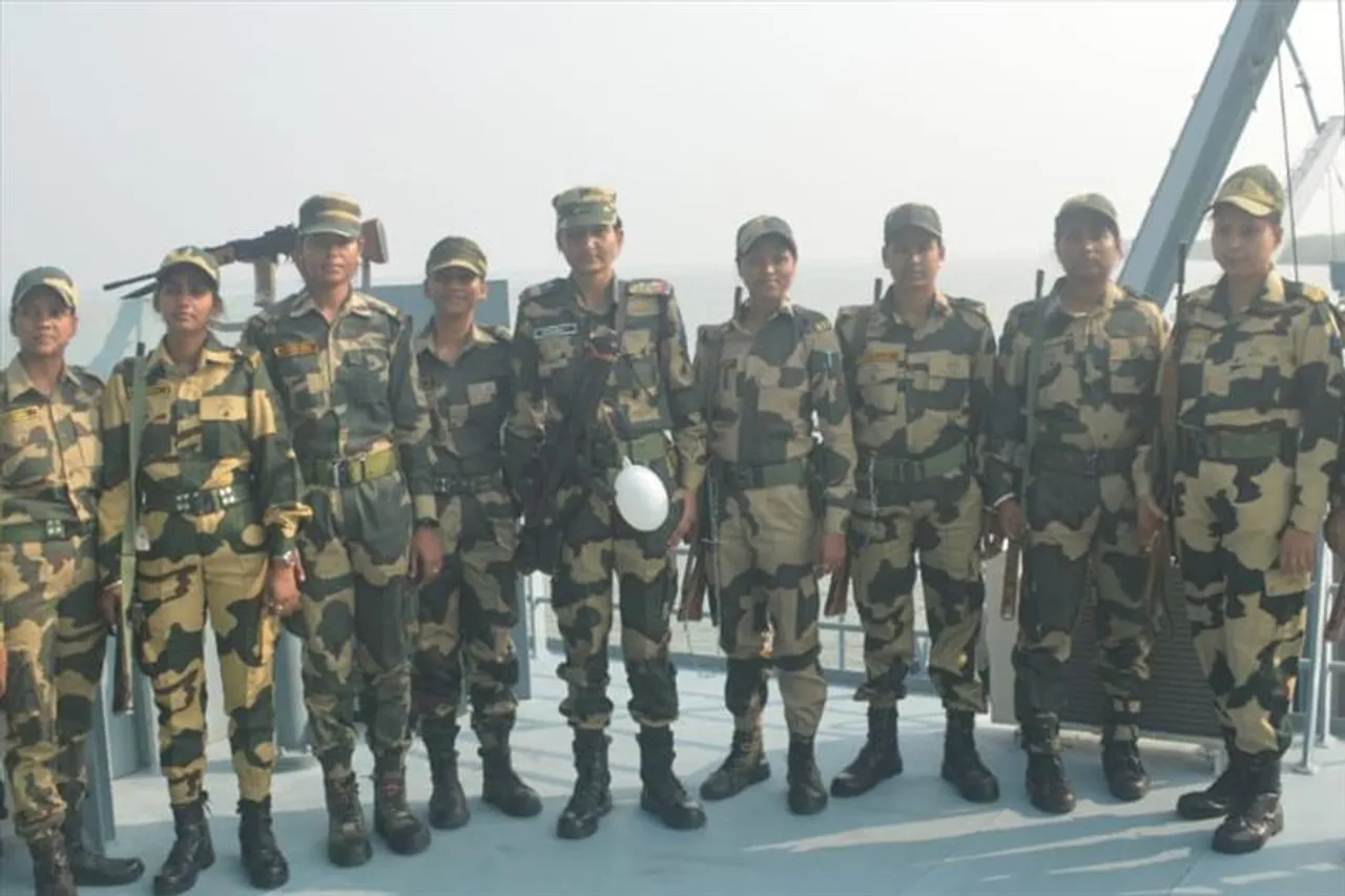BSF deployed Mahila Praharis in difficult areas of Sundarbans on India-Bangladesh.