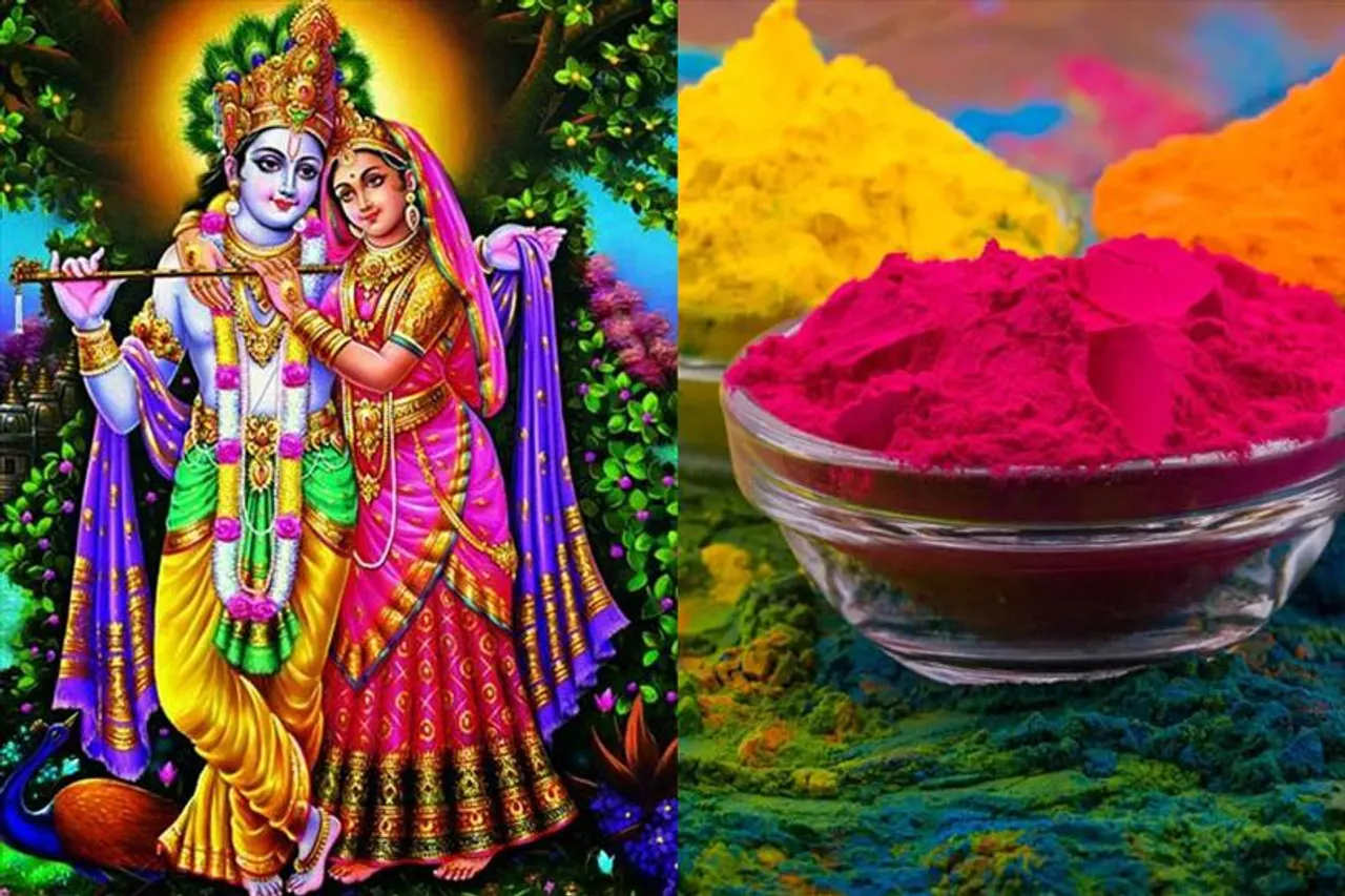 Dol Purnima is theSignificance of playing abir between Radha-Krishna